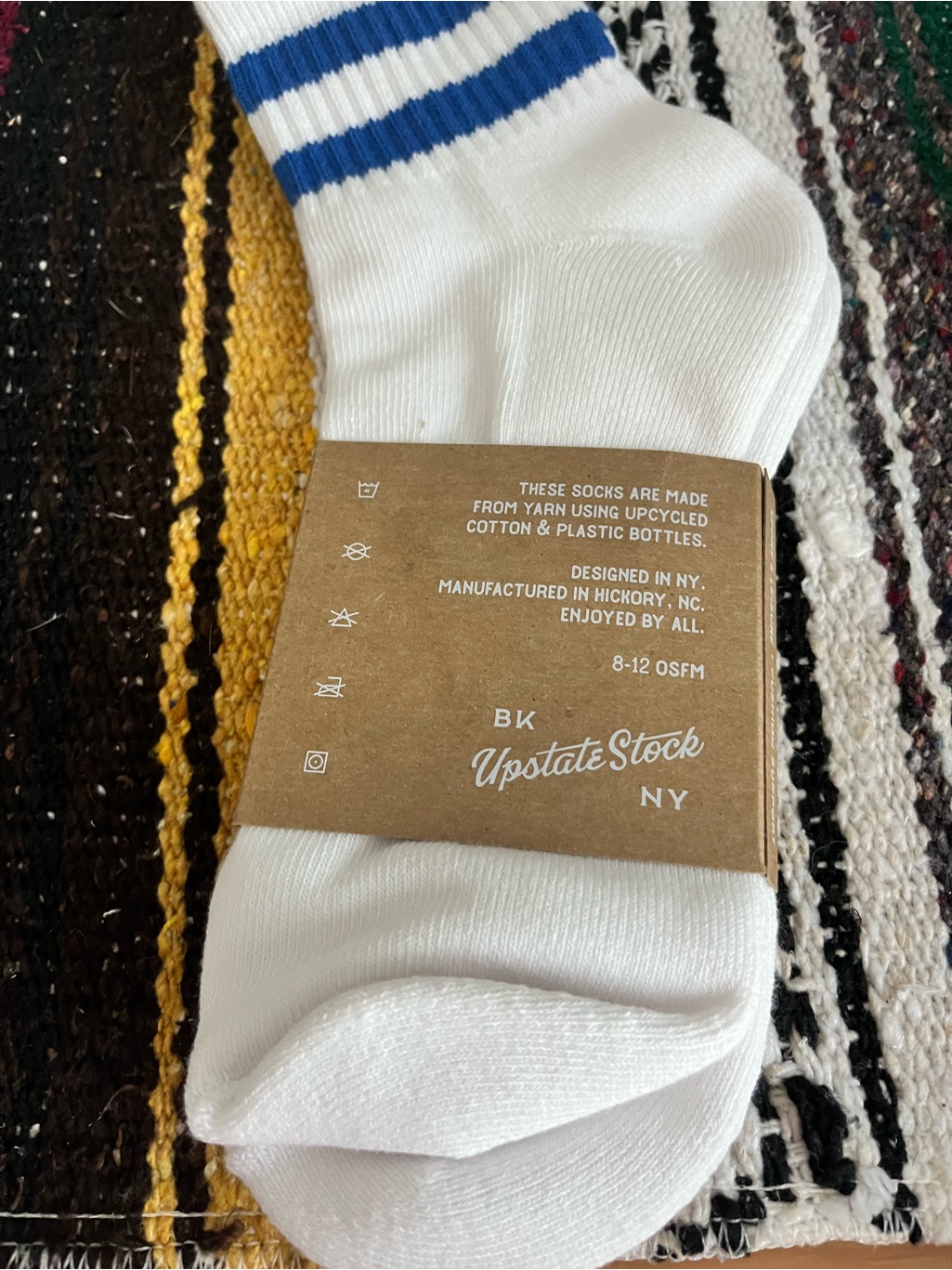 Upstate Stock Mccarren Tube Socks, Two, Nwt — image 6 of 8